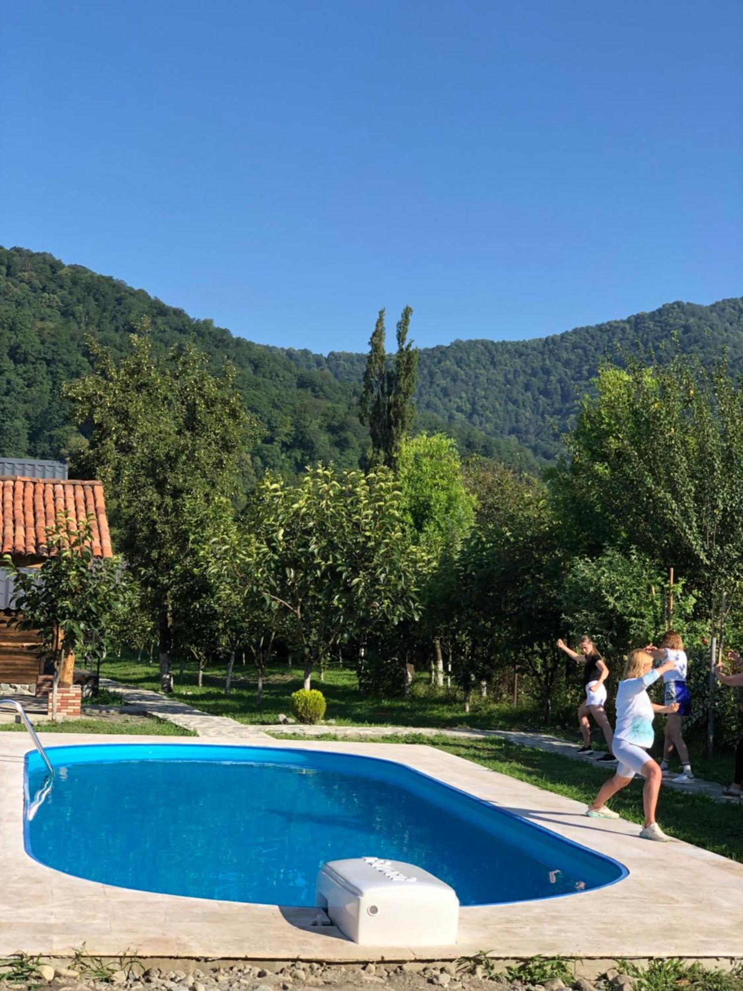 Wood House Lagodechi Exterior foto